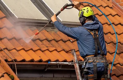 Démoussage et hydrofuge de toiture à Blessy
